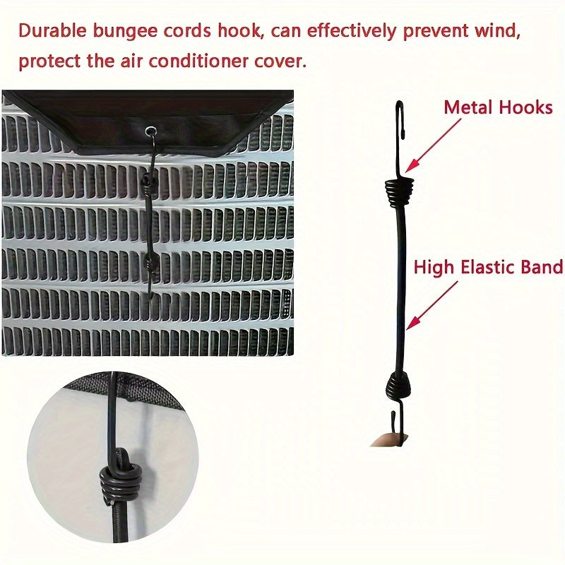 Winter Air Conditioner Cover Waterproof Snowproof Outdoor Protection White