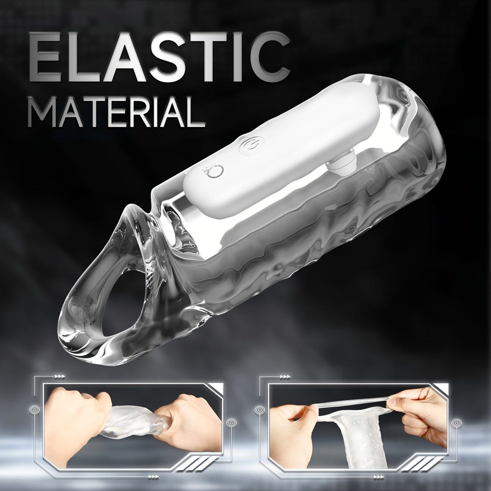 Couple Vibrator Soft Material G-Spot and P-eni Vibrator 10 Vibration Modes