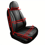 Car Seat Cover Summer Full Coverage Lumbar Support Maroon for Car Seats