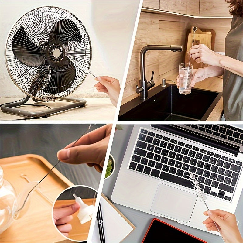 Set of 10 Reusable Cleaning Brushes for Tumblers Bottles and Cups