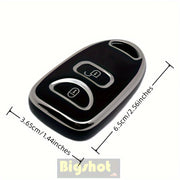 Universal TPU Key Fob Cover for 2-Button Remote Key Shells