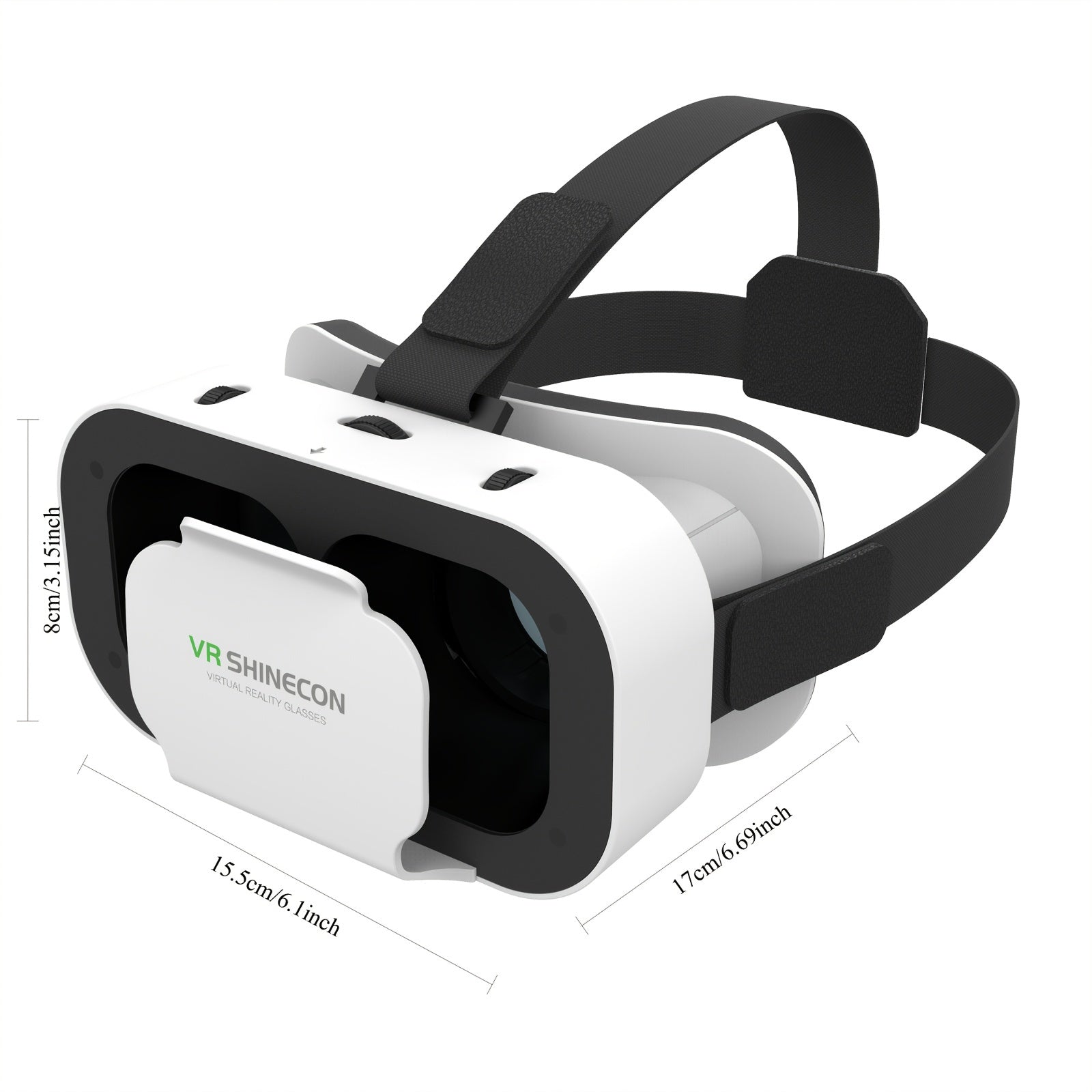 3D VR Glasses for Smartphones Non-Wireless Virtual Reality Headset Viewer Function