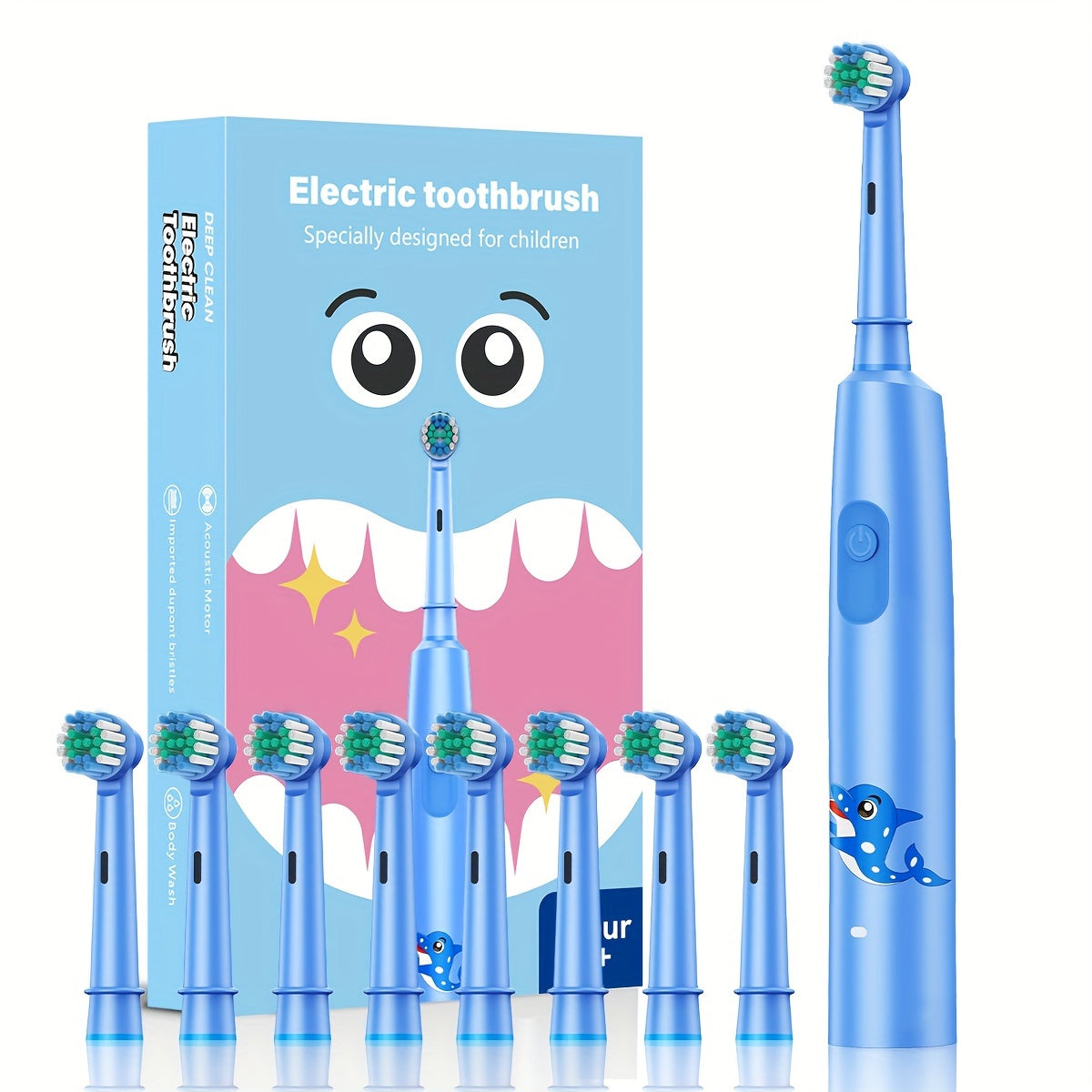 Electric Toothbrush Soft Bristles 3 Modes for Adults and Kids