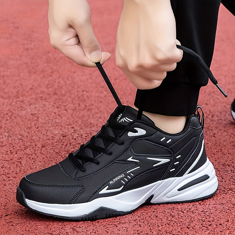 Erkaklar uchun barcha mavsumlarga mo'ljallangan sirpanmaydigan sport poyabzallari, tasodifiy yugurish va sayohat uchun ideal. Katta o'lchamdagi balandlikni oshiruvchi dizayn.