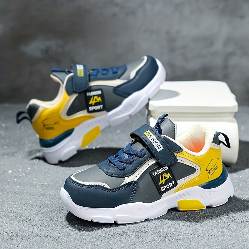 Unisex Low-Top Casual Running Shoes Breathable PU Upper EVA Sole Lightweight Non-Slip