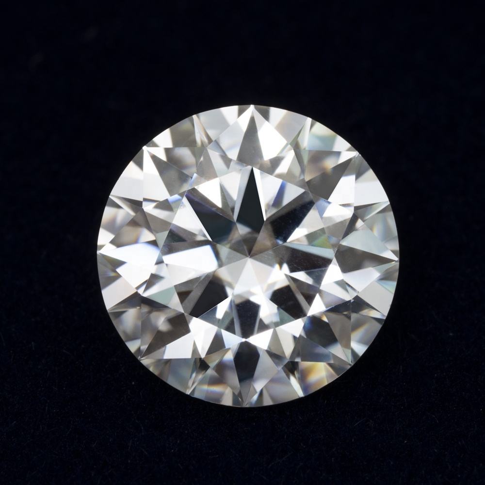 Moissanite Loose Ring 3mm to 6.5mm Round Brilliant Cut GRA Certified