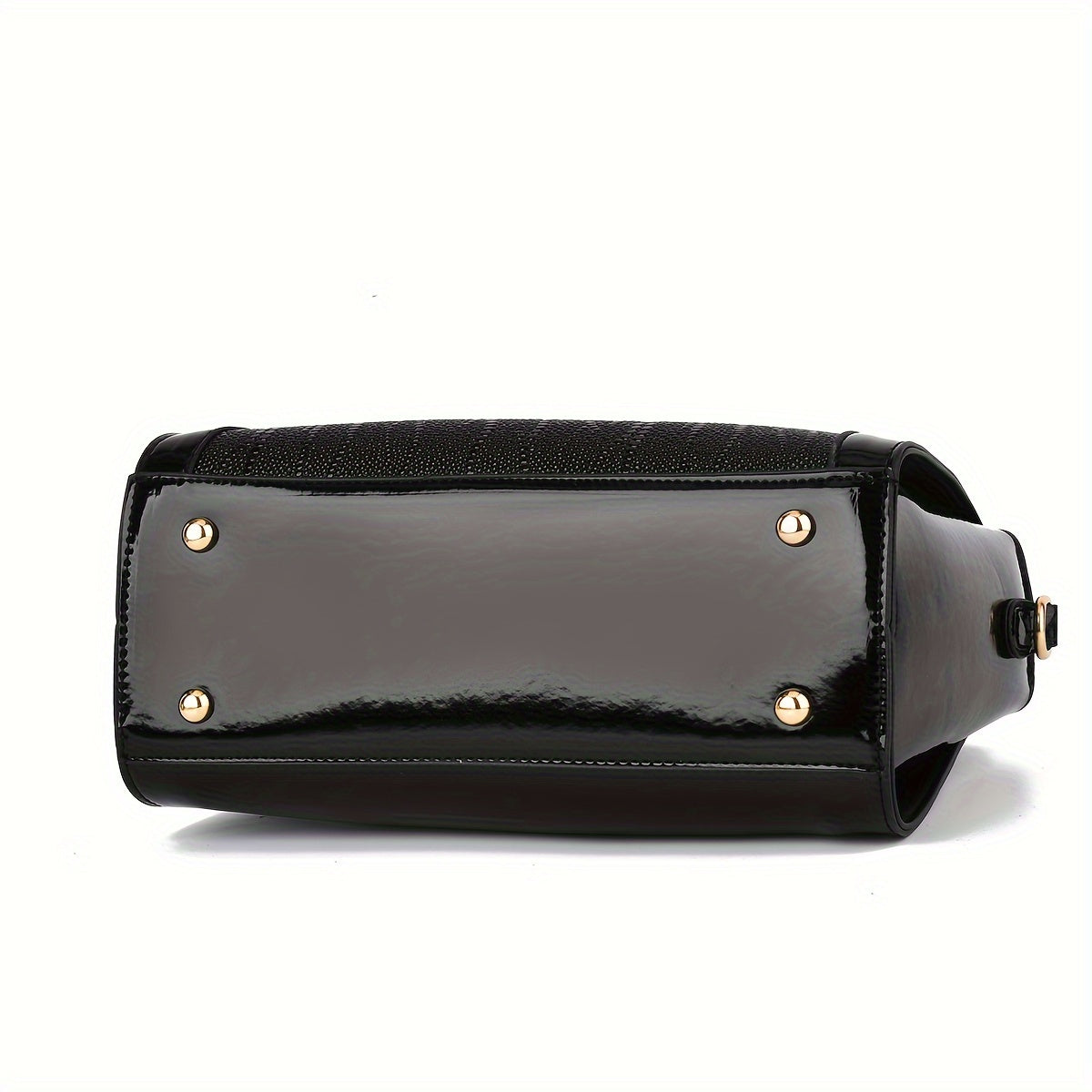 Conjunto de bolsos para mujer con patrones de cocodrilo, lagarto y pulpo, gran capacidad, bolso de hombro y mano