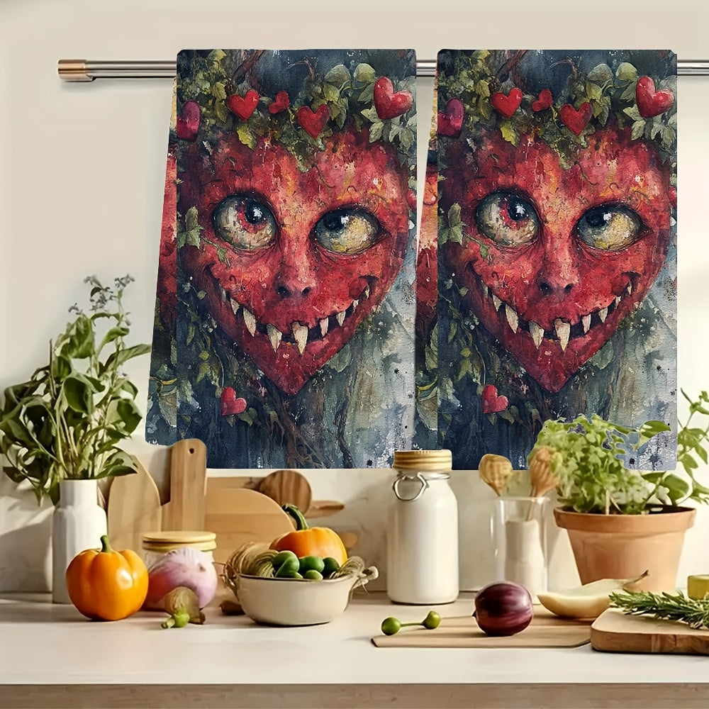 Valentine's Day oshxona sochiqlari to'plami 16x24 dyuym yumshoq so'radigan bayram bezaklari
