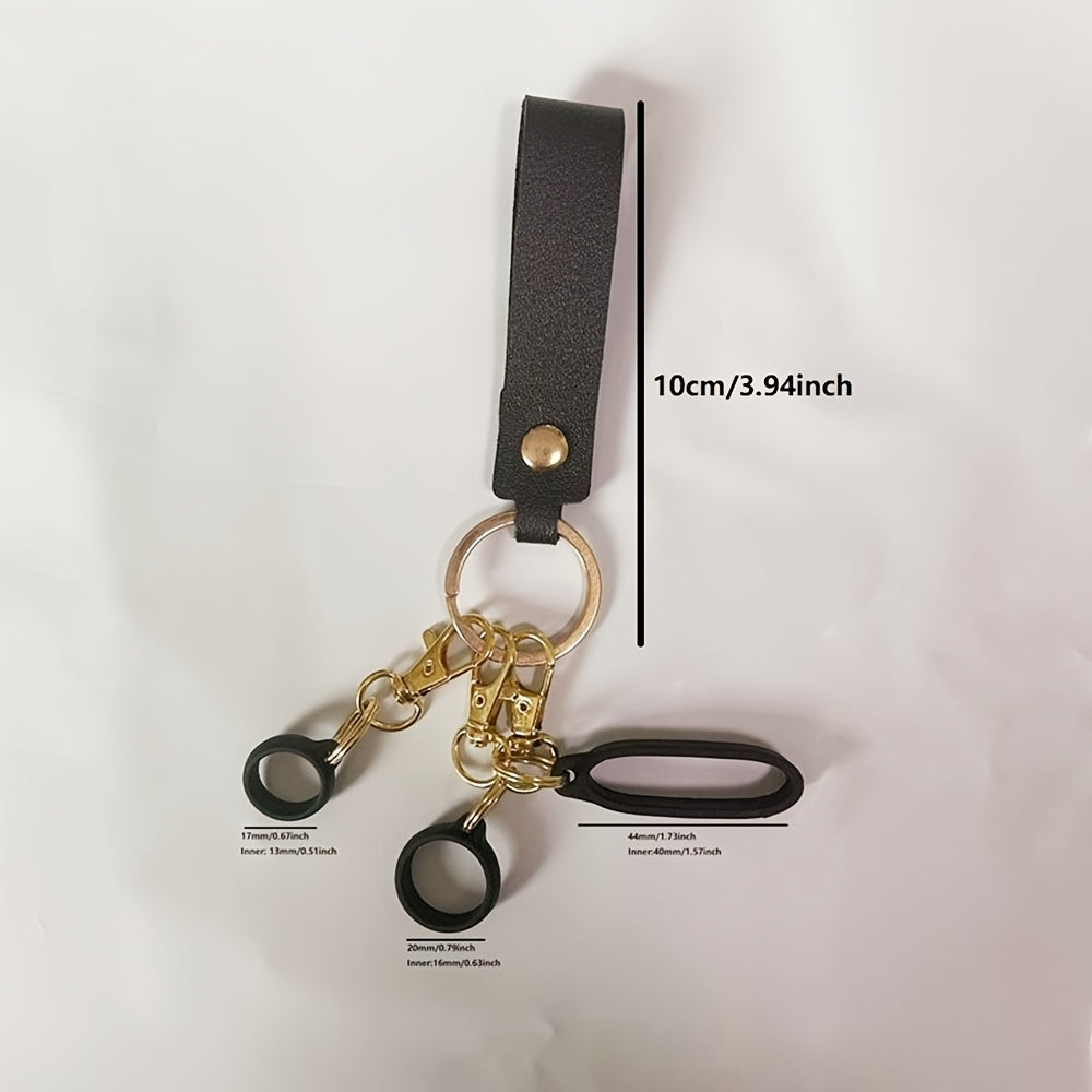 Unisex PU Leather Vape Holder Wristlet Pen Strap for Large and Small Devices