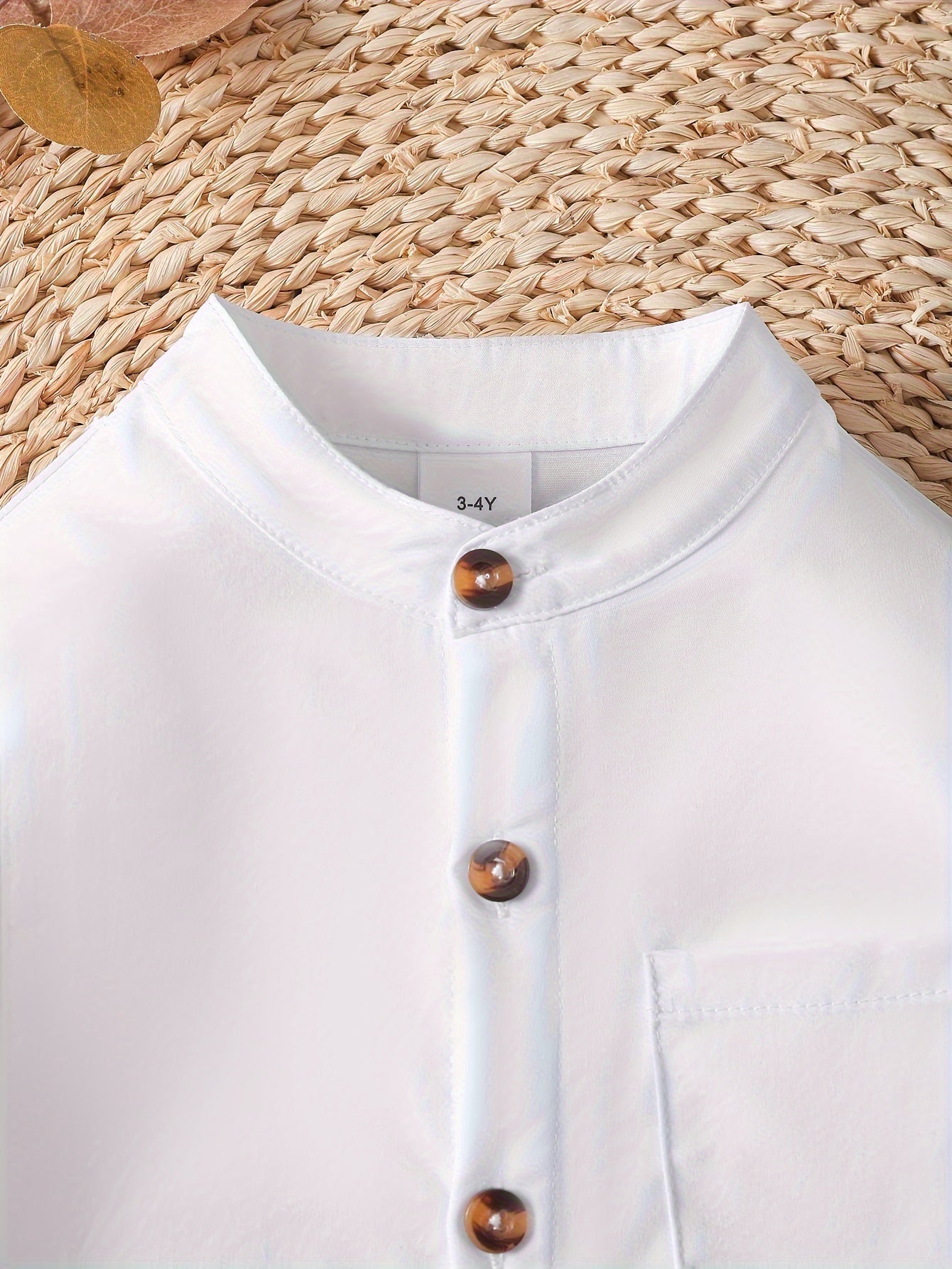 Boys' Casual Two-Piece Suit Long Sleeve Shirt and Striped Pants Fall Winter