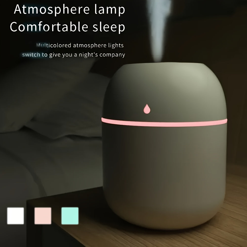 Ultrasonic Humidifier with USB Port Quiet Heavy Mist for Bedroom Home Car Use