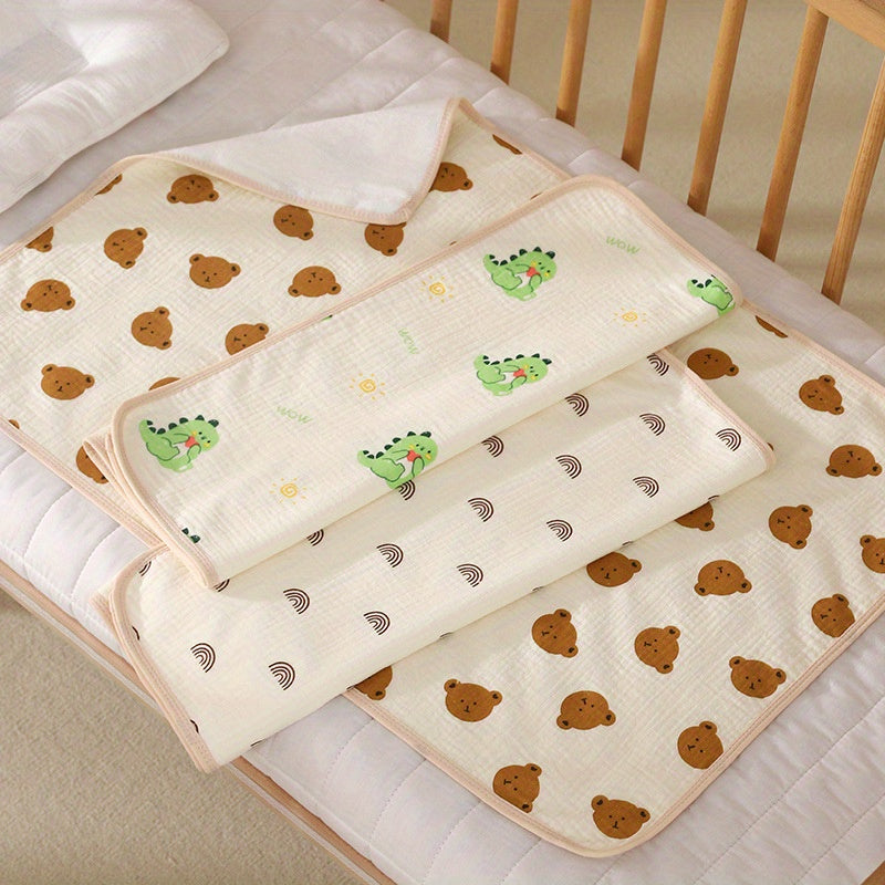 Baby Care Pad Waterproof Washable Cotton Breathable Large Size for Babies and Toddlers
