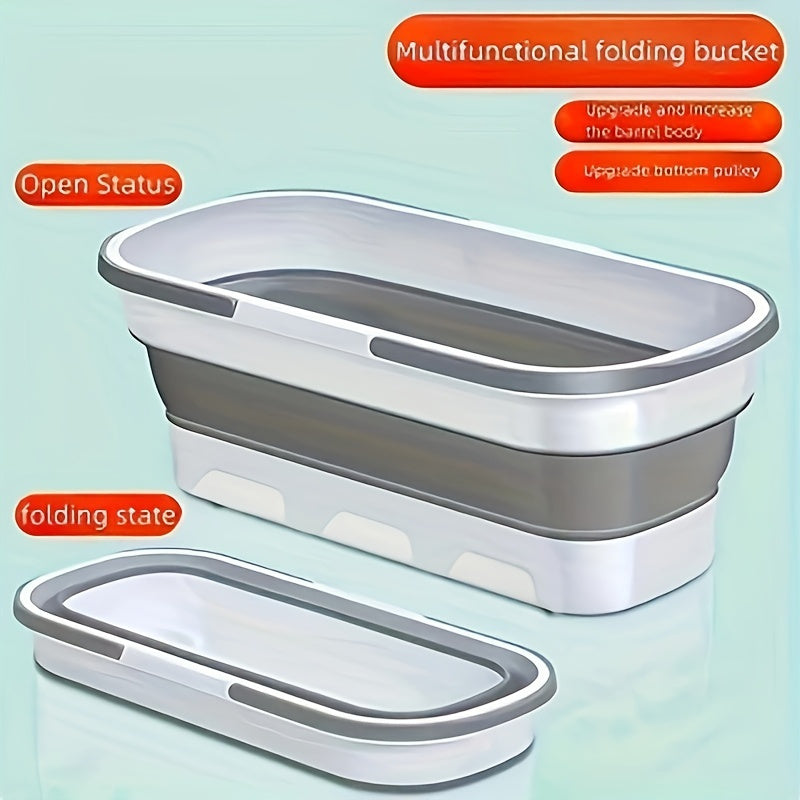 Yumshatiladigan mop qutisi 1ta portativ yengil va ko‘p maqsadli uy va tashqarida tozalash uchun