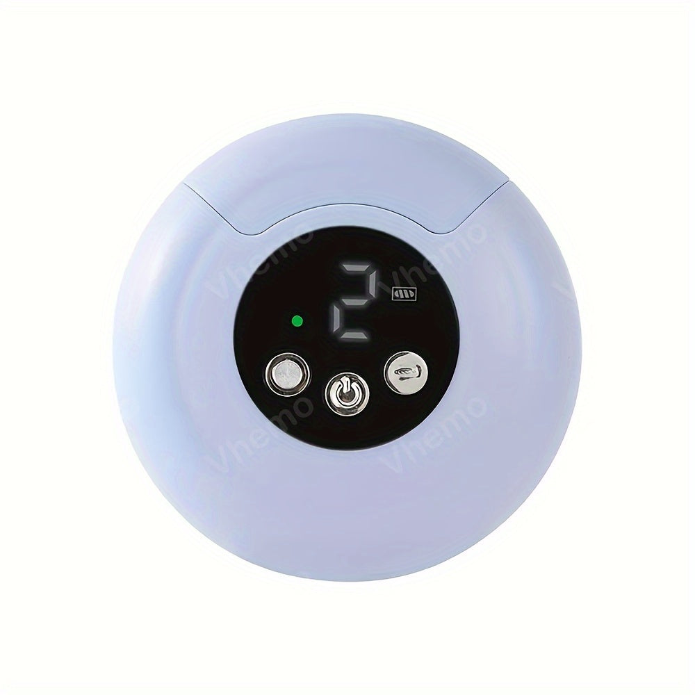 2-in-1 Electric Nail Clippers with LED Light USB Rechargeable Manicure and Nail Art Tool