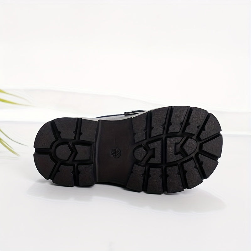 Girls Non-slip Horsebit Loafers with Light Up Embellishment for Spring and Summer