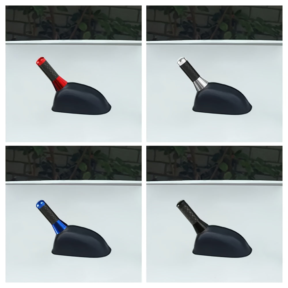 Universal Carbon Fiber Short Antenna 3.51cm Durable Metal Replacement