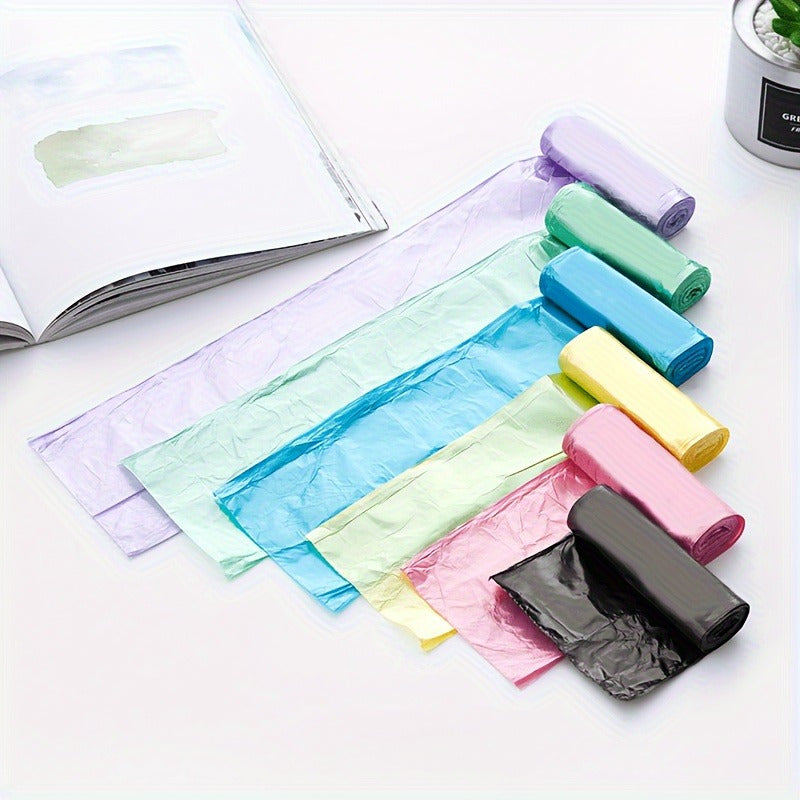 100-Pack Disposable Garbage Bags Set for Kitchen Bathroom and Office