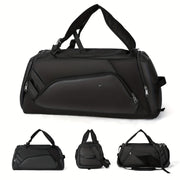 Waterproof Nylon Gym Bag with Wet Dry Separation for Travel and Fitness