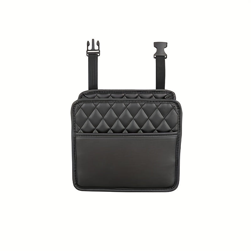 Car Seat Organizer with 360° Rotation Large Capacity Storage and Phone Holder