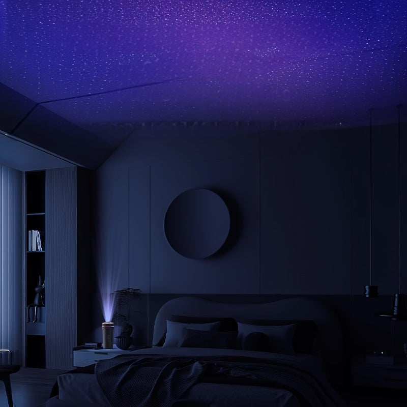 Romantic Atmosphere Dream Star Humidifier 300ml USB Plug Silent Night Light