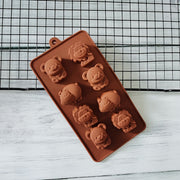 Animal Silicone Mold for Chocolates Soaps and Cakes Hippo Lion Bear Shapes