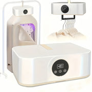 550W Folding Clothes Dryer with Simulated Sunlight Smart Touch Screen Fast Drying Space-Saving