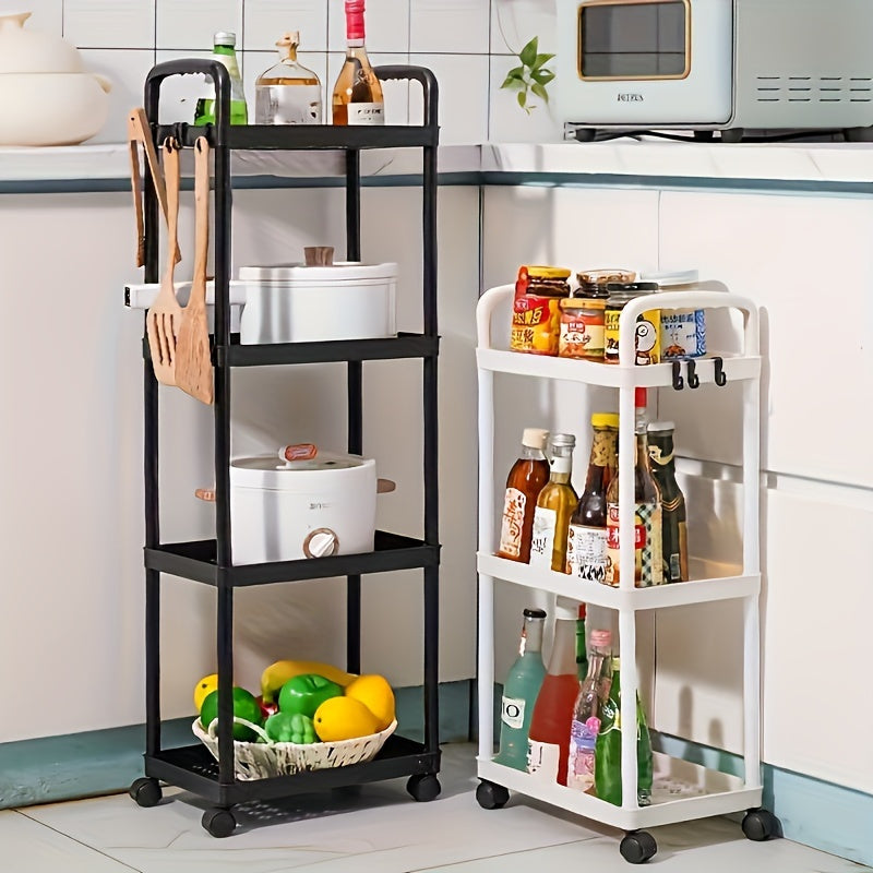 Carro de almacenamiento con ruedas multifuncional con 3/4/5 niveles para cocina, baño y sala de estar