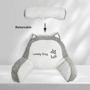 Cojín de maternidad con soporte ajustable para la cintura, almohada grande para respaldo para lectura y relajación