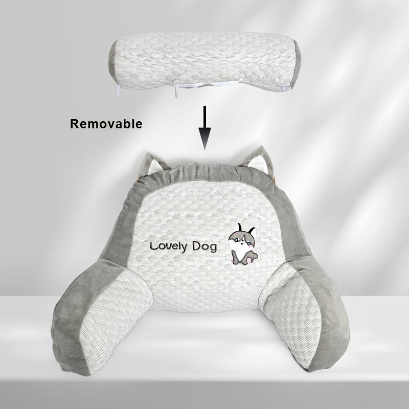 Cojín de maternidad con soporte ajustable para la cintura, almohada grande para respaldo para lectura y relajación