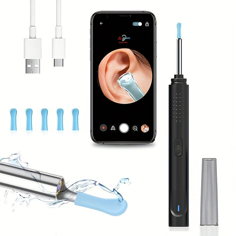 Earwax Removal Kit with Camera Rechargeable Ear Cleaner for Home Use