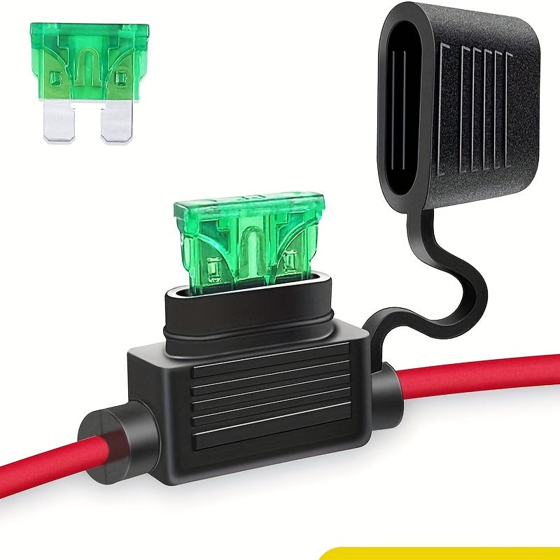 12 AWG Ichki Fuzе Tutgichi 30A Blade Fuse 5 Ta Obyekt Avtomobil Elektrik