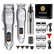 Electric Hair Clipper Professional Barber Trimmer Men 6500 RPM Adjustable Rechargeable
