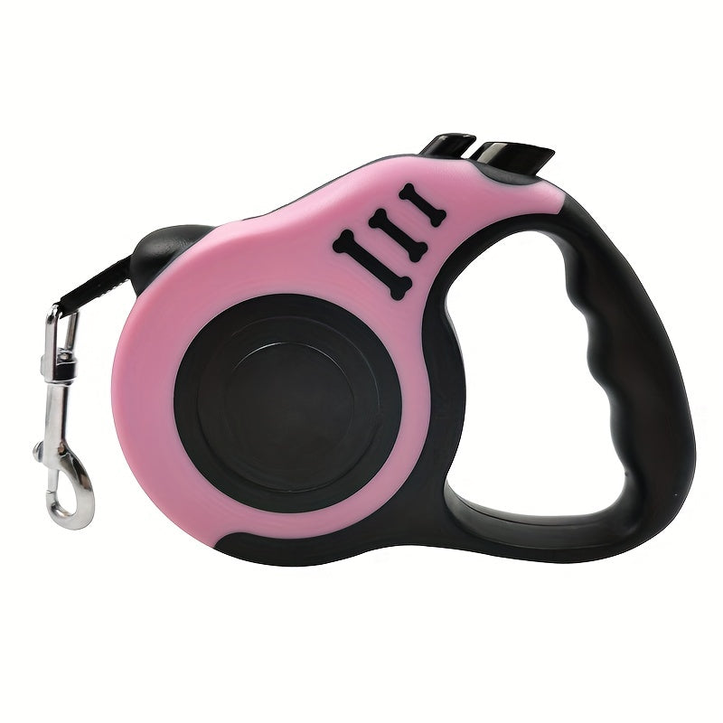 Retractable Dog Leash for Walking and Running Puppies Metal