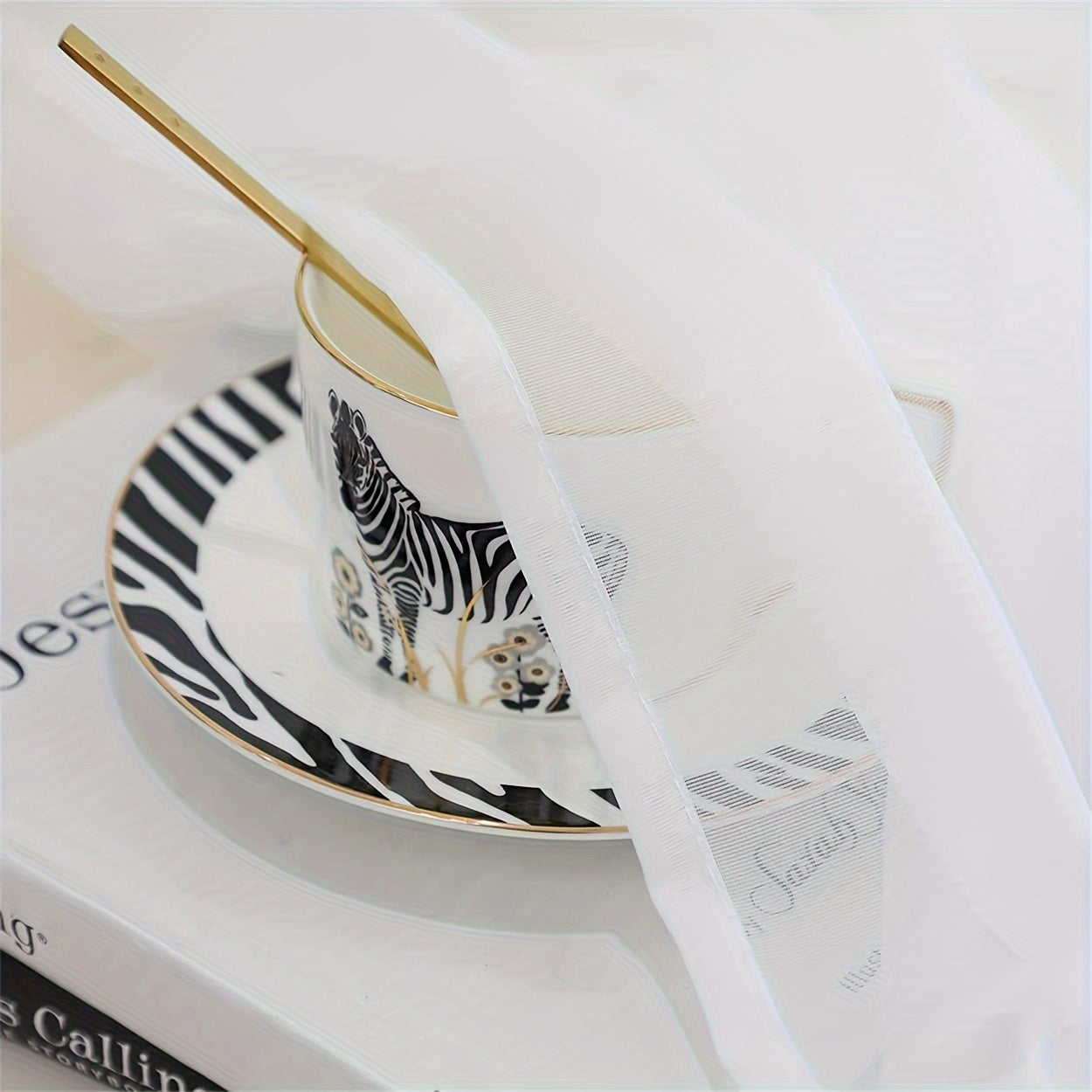 White Sheer Voile Curtain with Rod Pocket for Living Room Bedroom Office