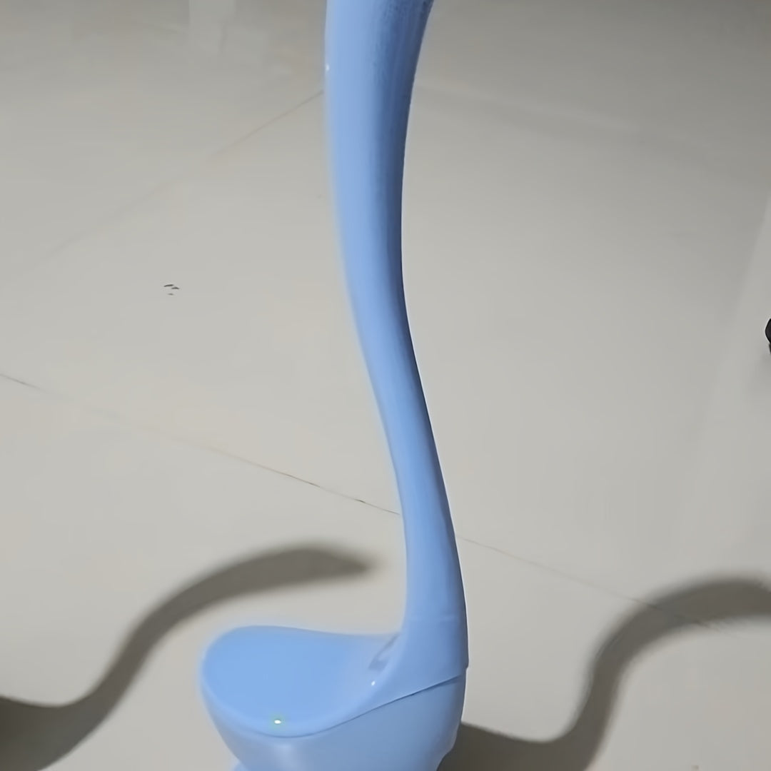 Swan-Shaped Toilet Brush Long Handle Non-Scratch Plastic Bathroom Cleaner