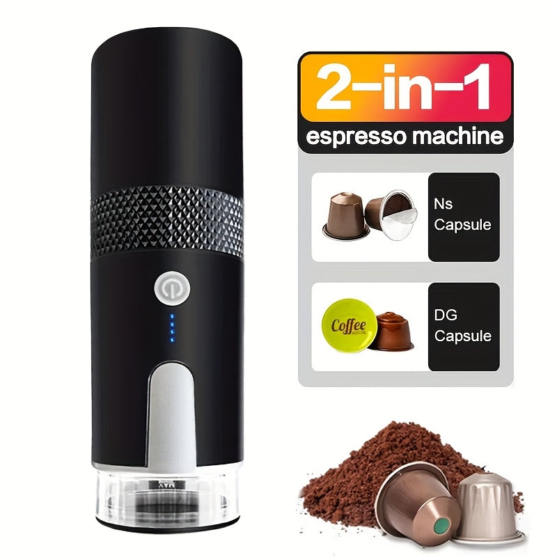 Portable Electric Coffee Maker Usb Rechargeable Espresso Machine For Camping Office