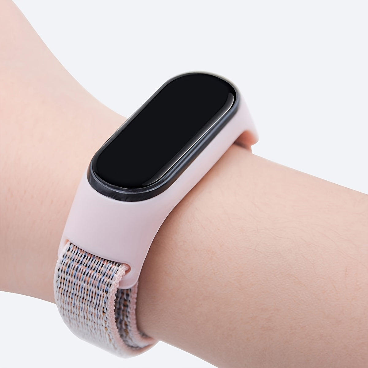 Nylon Loop Strap for Smartwatch Compatible with Xiaomi Mi Band 7 and 56NFC