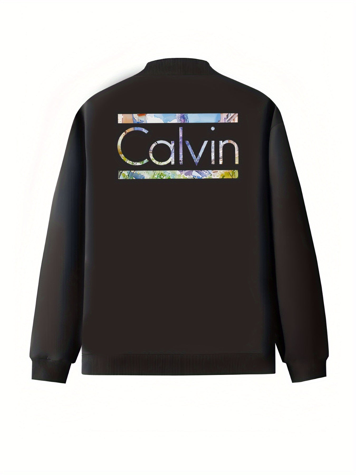 Plus Size Women's Casual Zip-up Baseball Collar Pilot Jacket