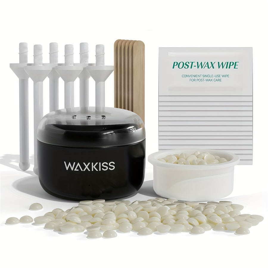Mini Wax Heater Kit for Eyebrow, Nose and Ear Hair Removal 50g Wax Beans
