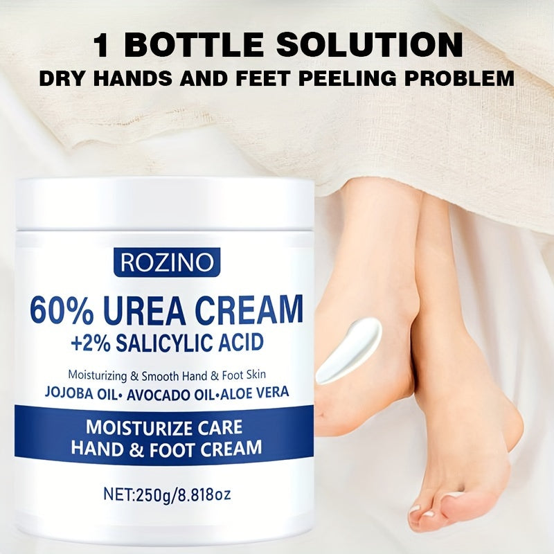 Urea Hand and Foot Cream 250g Moisturizing Salicylic Acid Jojoba Avocado
