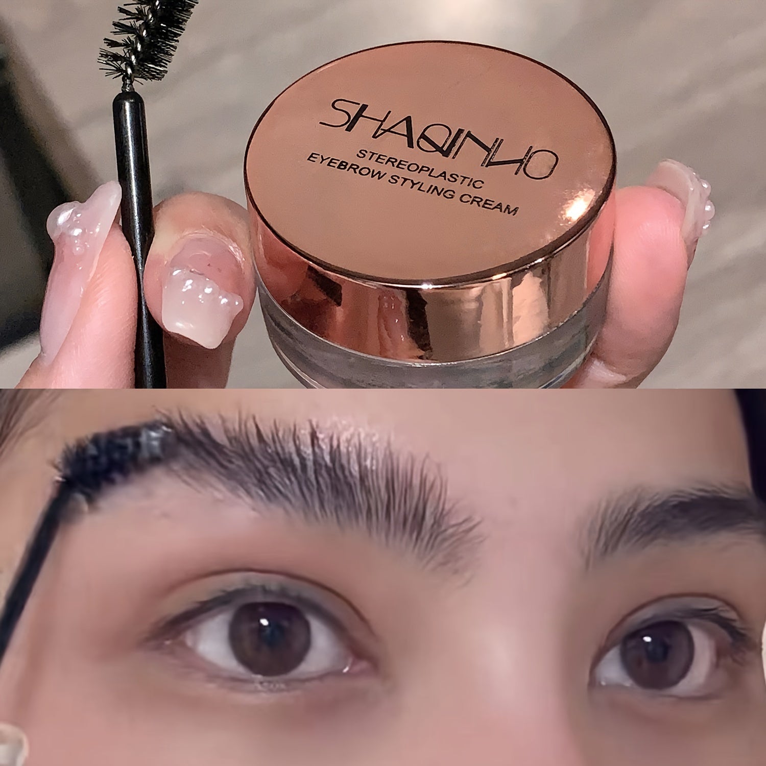 Waterproof Sweatproof Clear Eyebrow Setting Gel for All Skin Types Perfect for Women