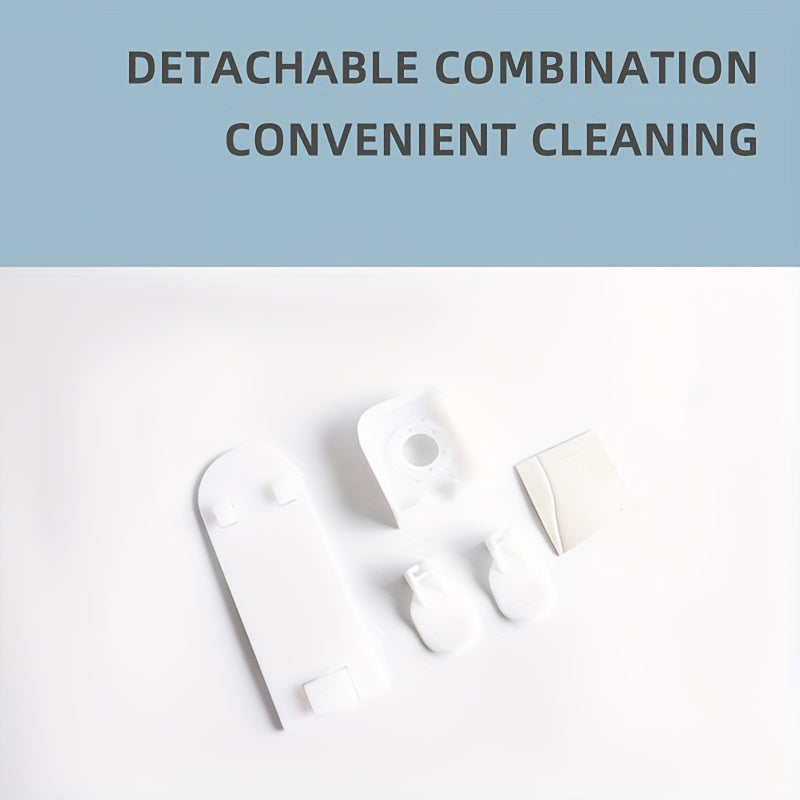 Wall-Mounted Electric Toothbrush Holder No Drill Space-Saving Bathroom Accessory