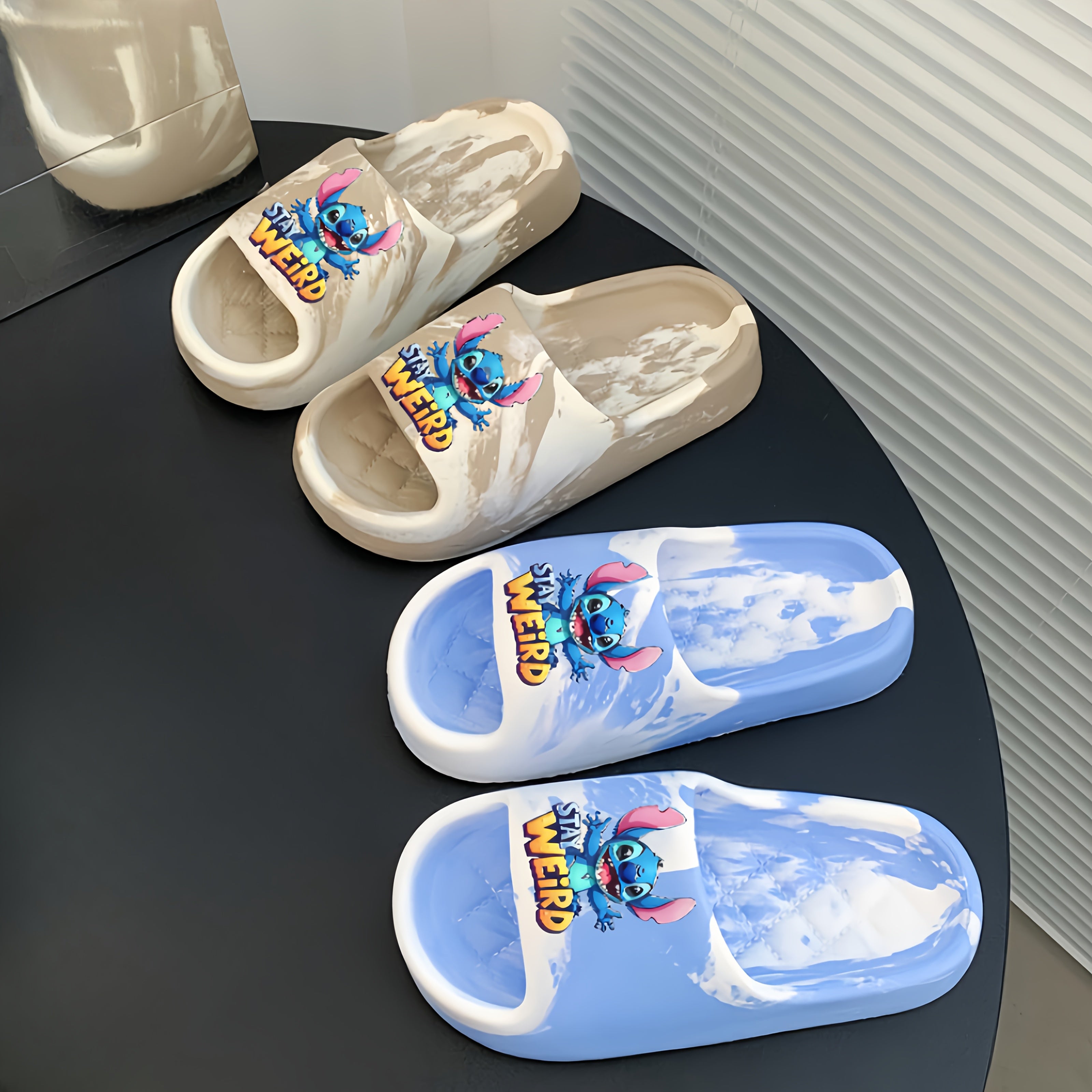 Unisex Soft EVA Slip-On Slippers All-Season Indoor Non-Slip Shoes