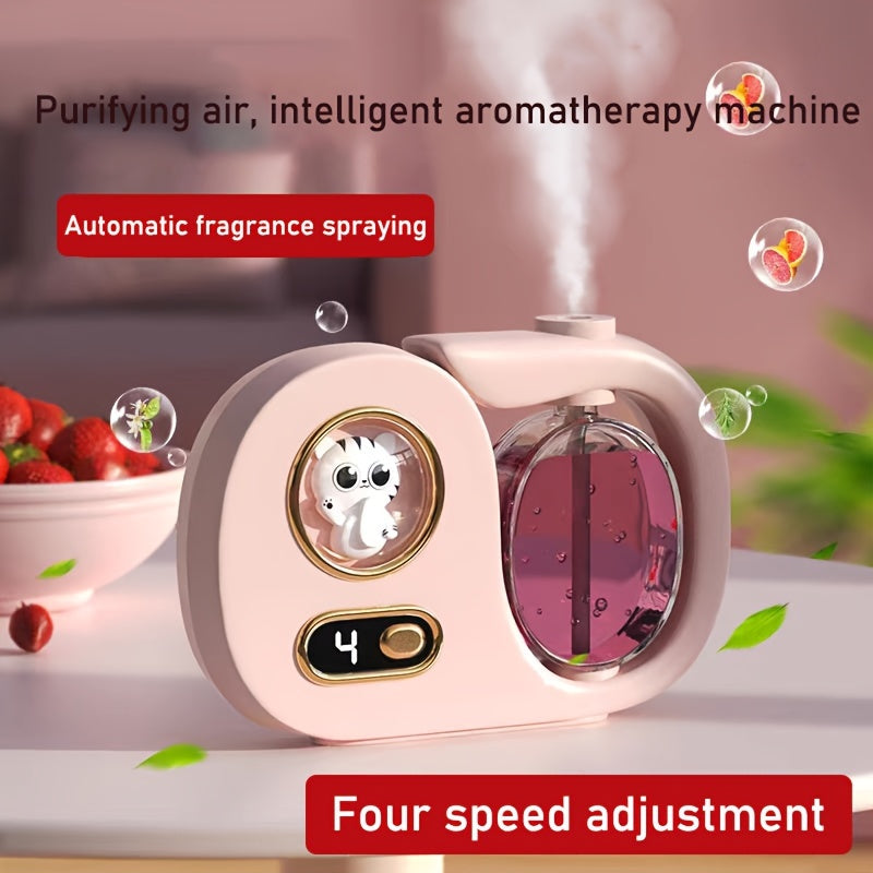 Автоматический набор диффузора эфирных масел с таймером, цифровым дисплеем, ночником для спальни, ванной комнаты, офиса