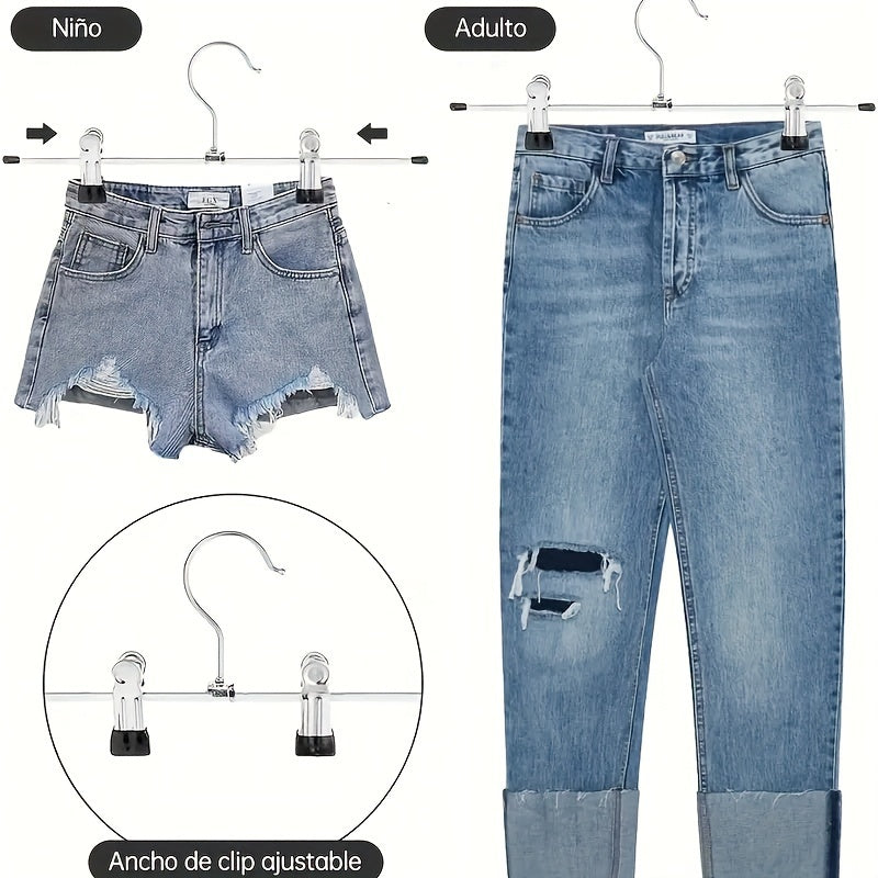 Stainless Steel Clothes Drying Clips Set of 10 or 20 with 2 Clips for Underwear