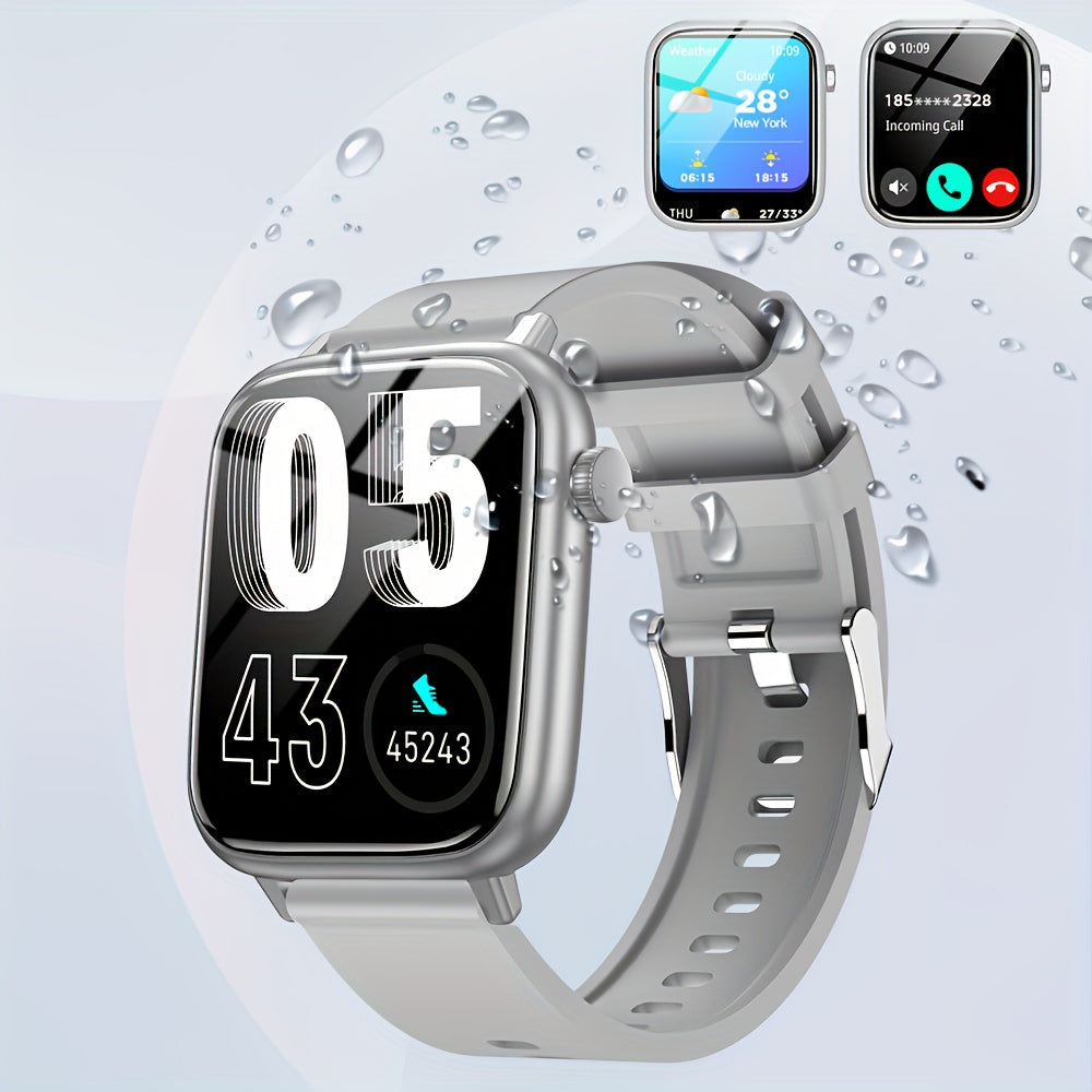 Full Touch Smart Watch for Women and Men 1.83 Inch Waterproof Fitness Tracker with Call Alerts