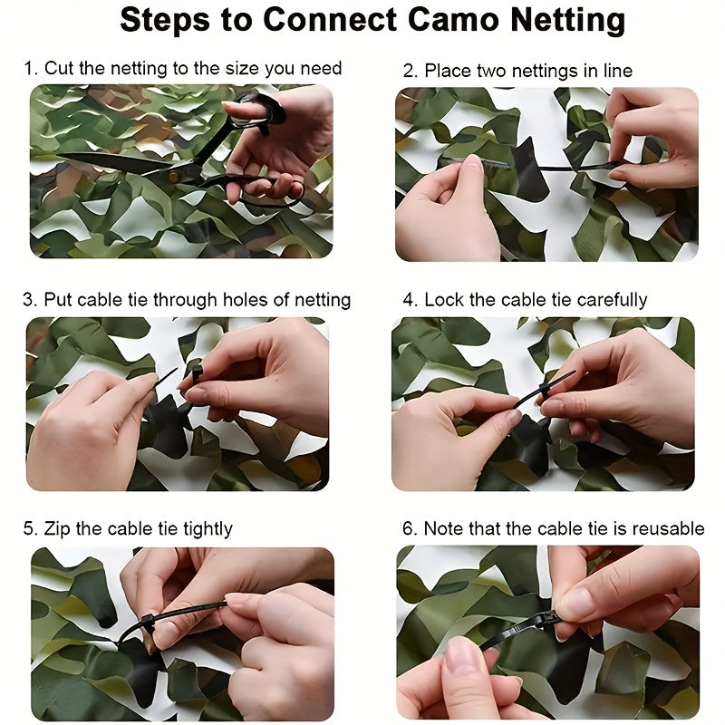 Outdoor Camouflage Netting for Military Hunting Camping and Party Decoration