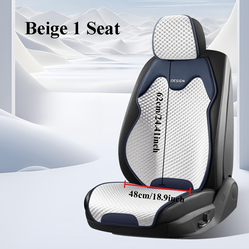 Universal Black Car Seat Cover Durable Quilted Polyester Fits Most Vehicles