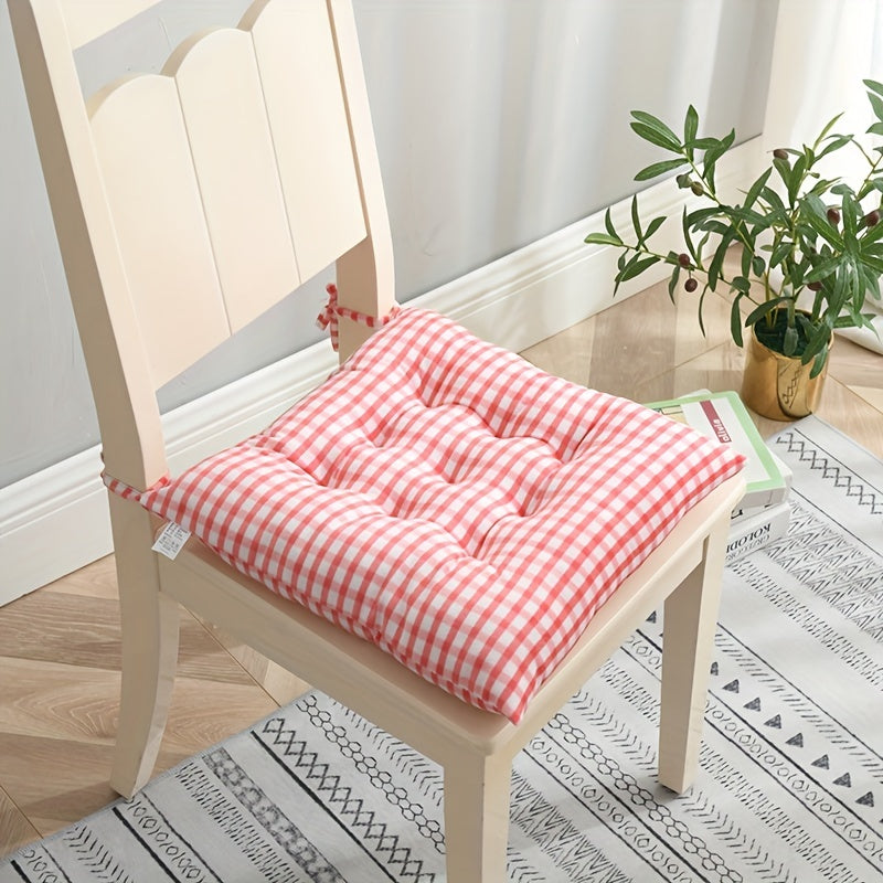 Plush Seat Cushion and Stool Pad with Felt Cover for All Seasons