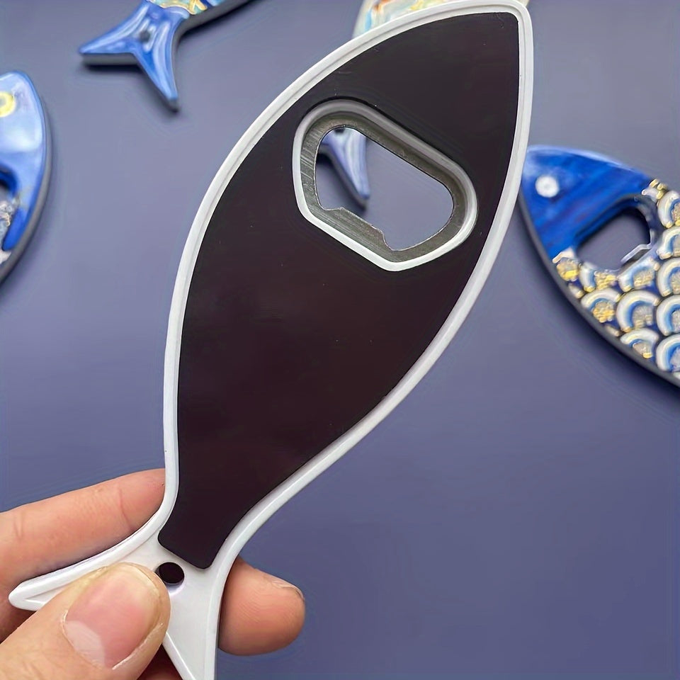 Festive Acrylic Fish Bottle Openers for Christmas Halloween Oktoberfest Kitchen Bar Accessories